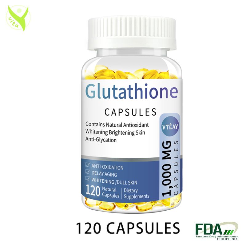 VTEAY Glutathione Capsules 120 Capsules 1000mg