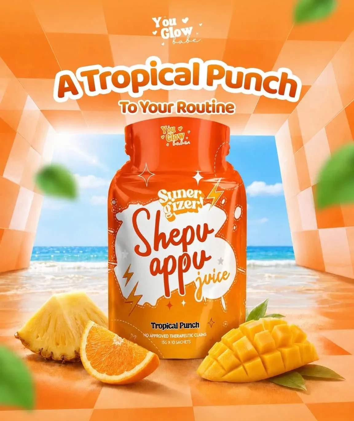 You Glow Babe Shepu Appu Juice Tropical Punch 150g