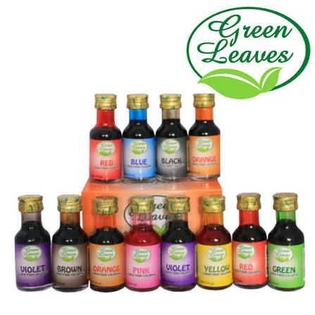 Green Leaves Food Color 12pcs -30ml each