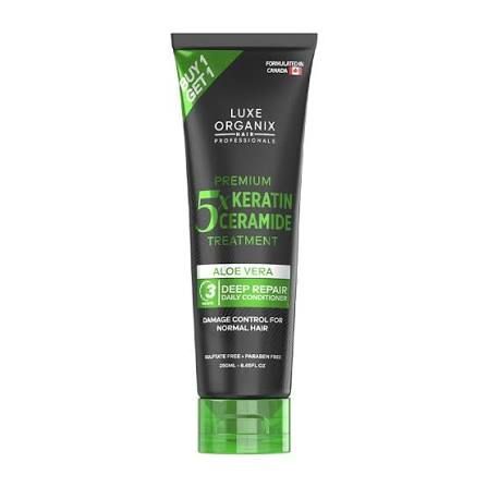 Luxe Organix Premium 5X Keratin Ceramide Treatment Aloe Vera Luxe Organix Premium 5X Keratin Ceramide Treatment Aloe Vera