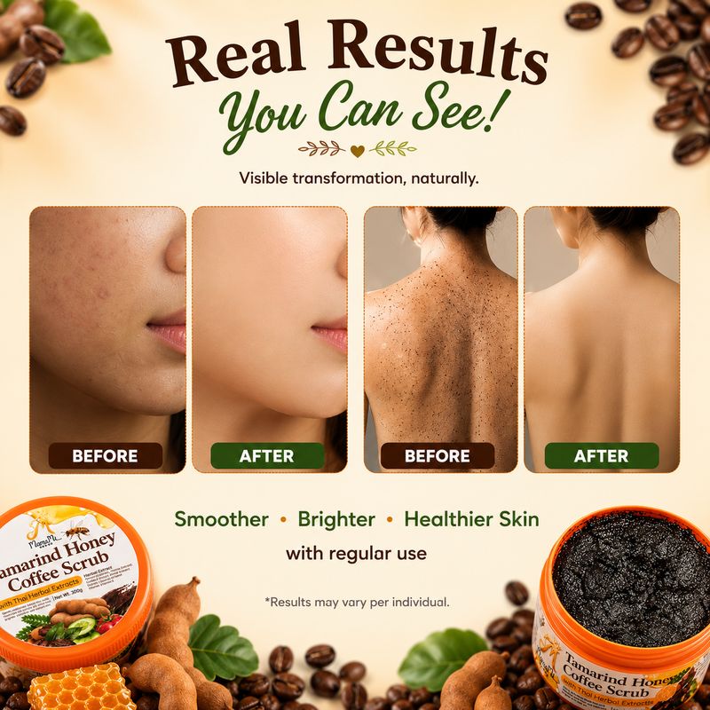 MamaMi Tamarind Honey Coffee Scrub 300g