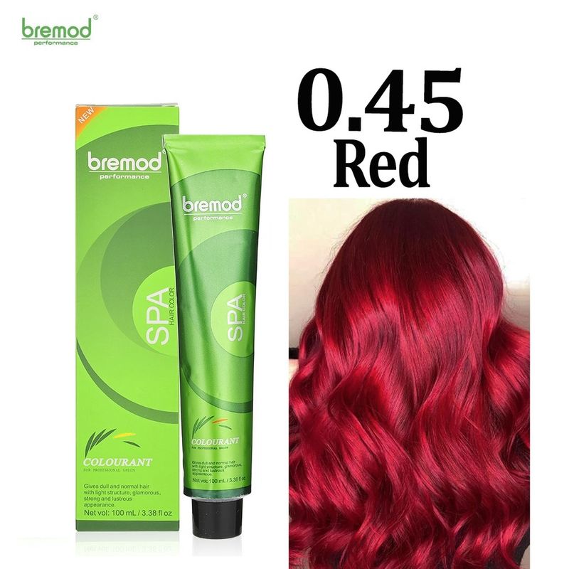 Bremod Performance 0.45 Red Hair Color with Oxidant