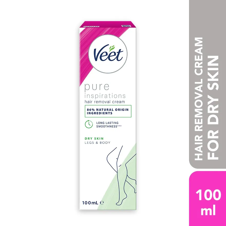 VEET Hair Removal Cream Leg & Body Dry Skin 100ml VEET Hair Removal Cream Leg & Body Dry Skin 100ml