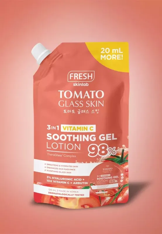 Fresh Skinlab Tomato Glass Skin Soothing Gel Lotion 300ml - BIG