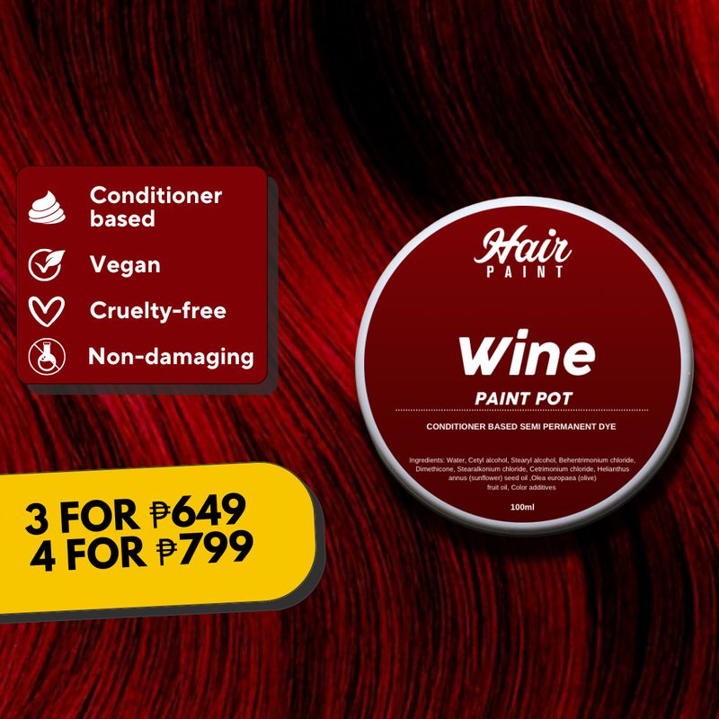 Hair Paint Wine Paint Pot 100ml