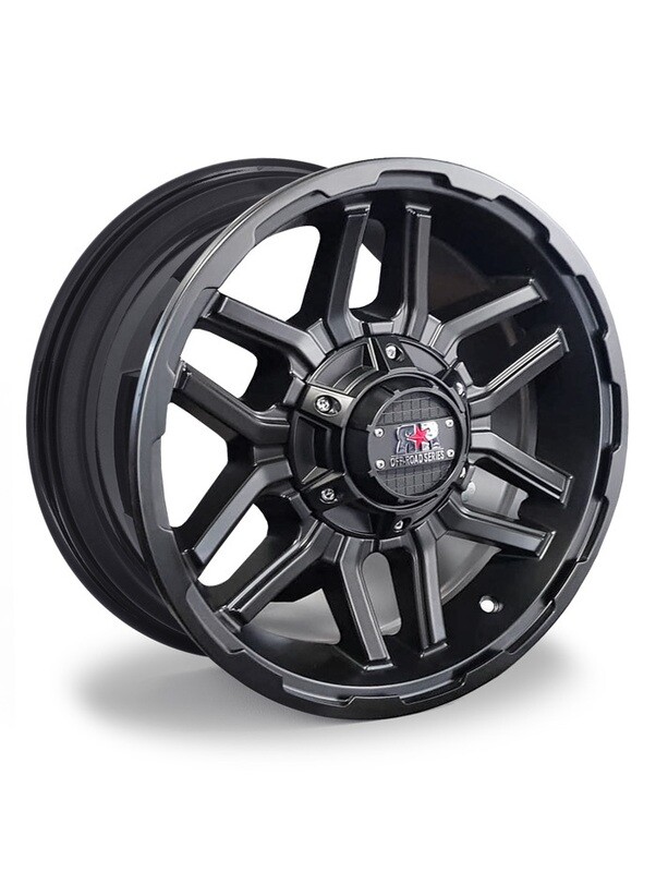 Road Rage® RRC3 17x9&quot; Matte Black CB93