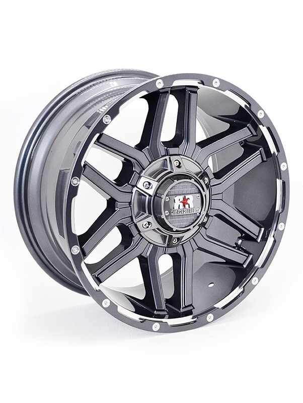 Road Rage® RRC3 18x9&quot; Gunmetal Machined CB65.1