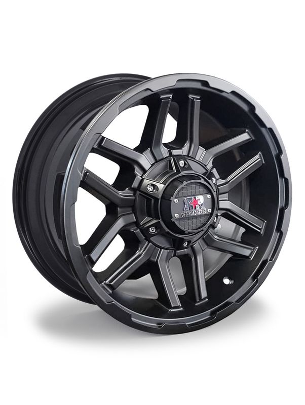 Road Rage® RRC3 17x9" Matte Black CB106