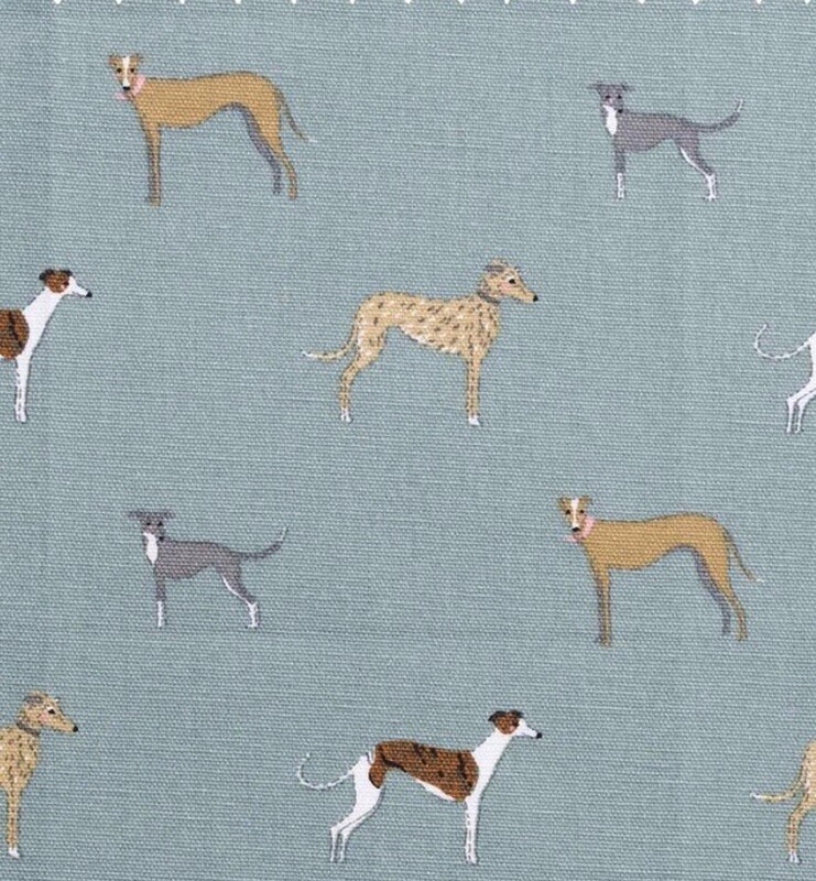 Everhot Magnetic Cover in "Sophie Allport Speedy Dogs" fabric