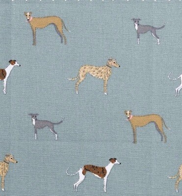 Everhot Magnetic Cover in "Sophie Allport Speedy Dogs" fabric