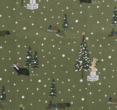 Everhot Magnetic Cover in "Sophie Allport Festive Forest" fabric