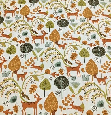 Everhot Magnetic Cover in "Scandi Woodland - Burnt Orange" fabric
