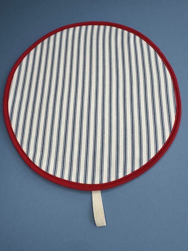 Aga - "Ticking - Blue" (red binding)