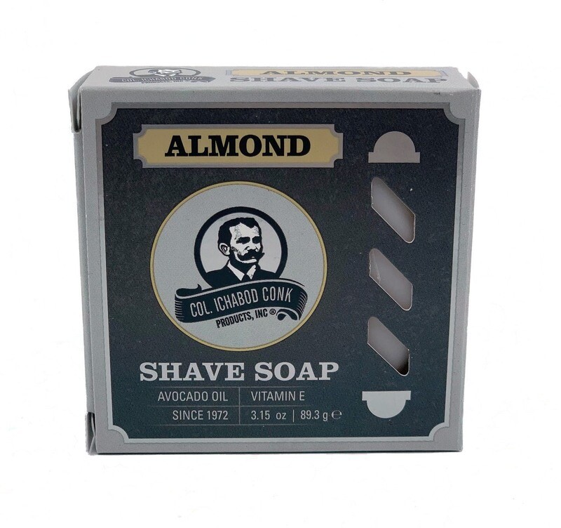 COL CONK ALMOND SUPER BAR SHAVE SOAP #158