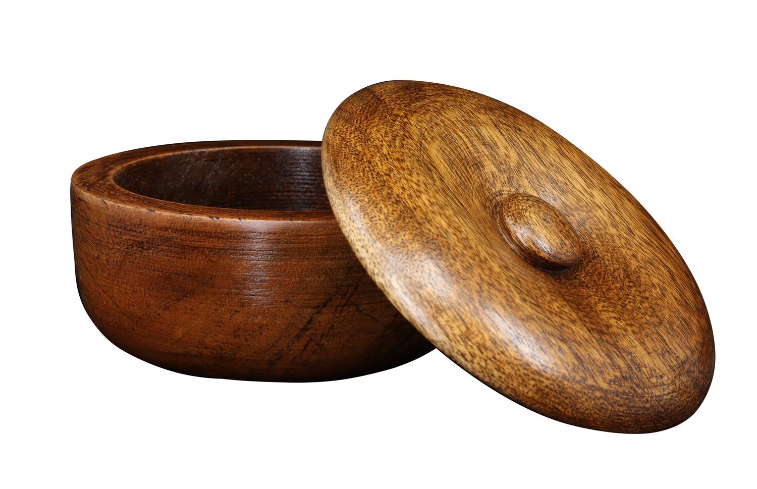 LARGE DARK WOOD BOWL #412