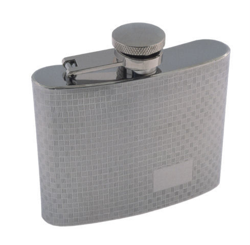 WOVEN PATTERNED 5 OZ. FLASK  #900