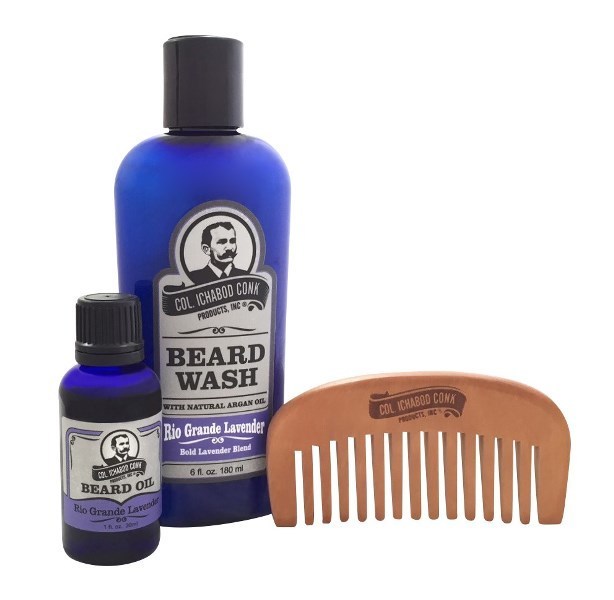 Rio Grande Lavender &amp; Sm. Comb Beard Kit #4040