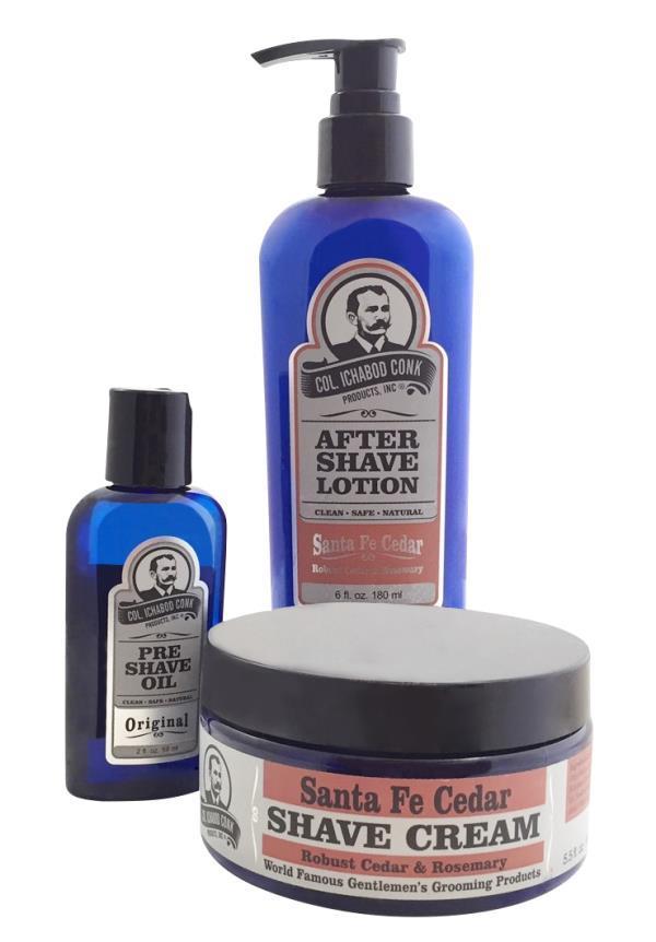 SANTA FE CEDAR SHAVE KIT with Cream #4031