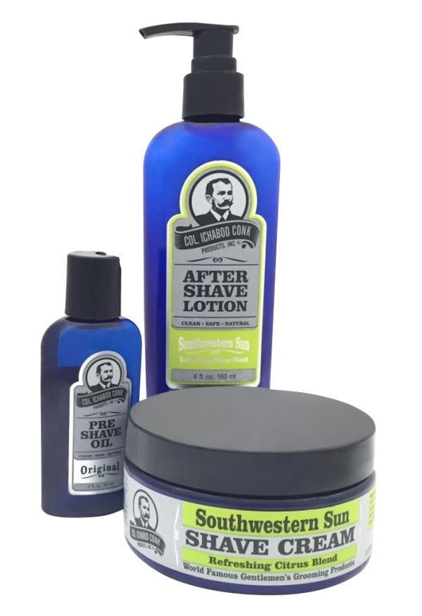 SOUTHWESTERN SUN SHAVE KIT with Cream #4032