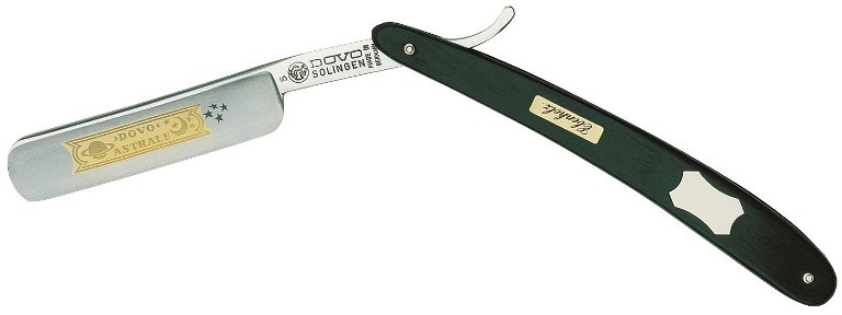 DOVO EBONY HANDLED STRAIGHT RAZOR  #510