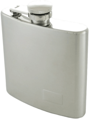 MATTE FINISH 6 OZ. FLASK  #1006