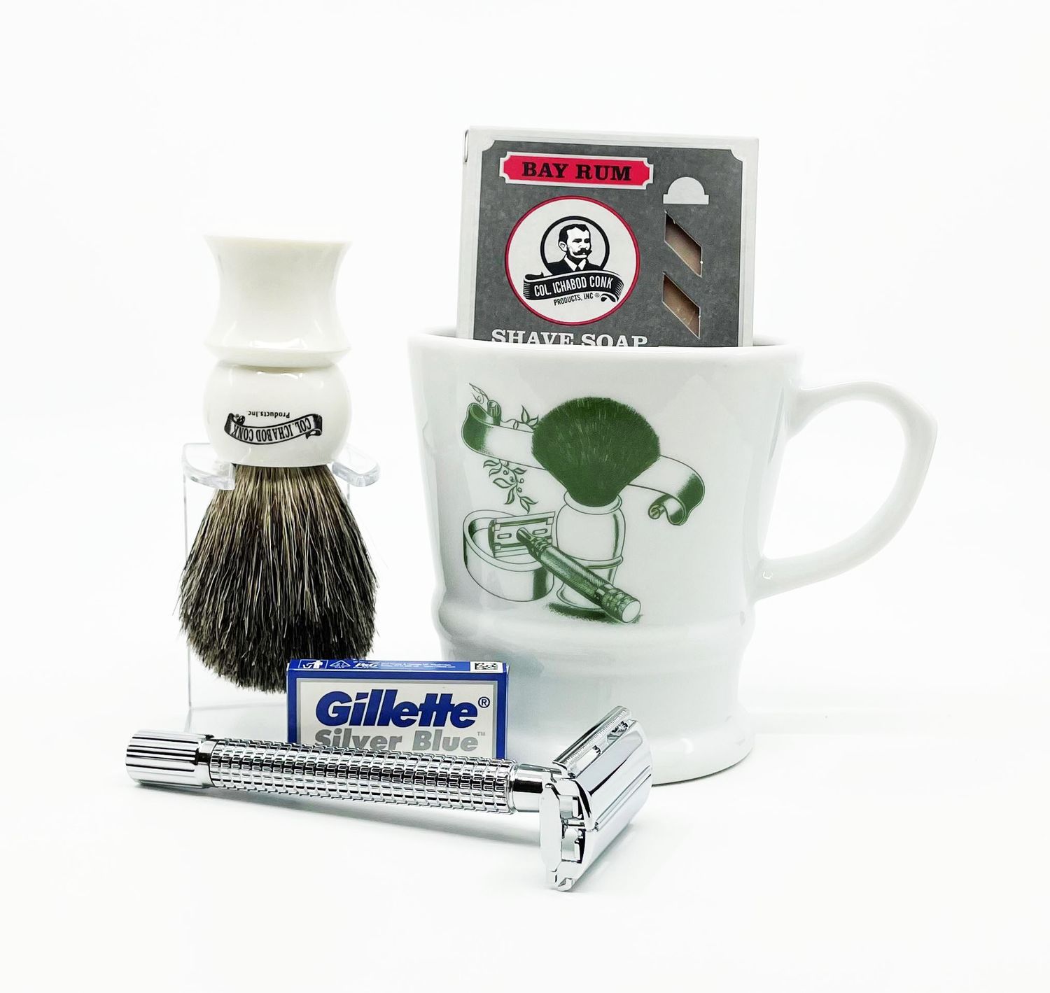 "A" MUG DOUBLE EDGE GIFT SET #240-DE