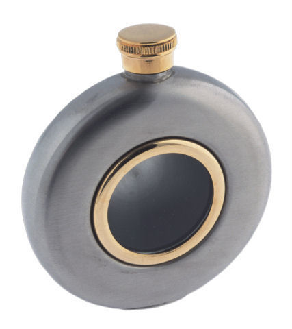 ROUND w/ WINDOW 5 OZ. FLASK  #905