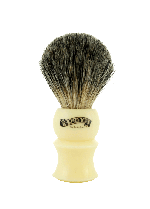 MIXED BADGER BRUSH - FAUX IVORY #902