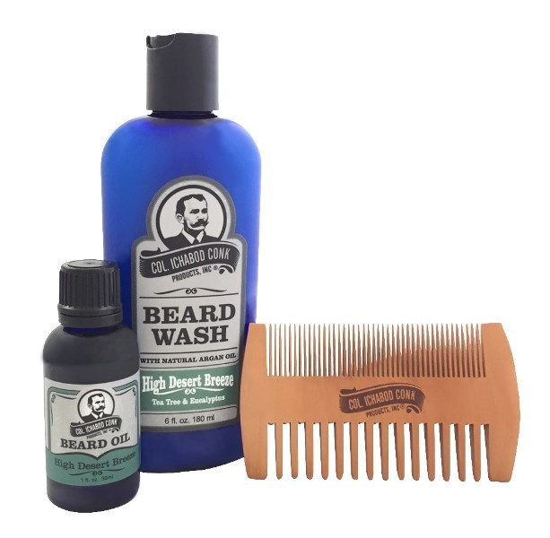 HIGH DESERT BREEZE BEARD KIT - with 2 sided comb #4053