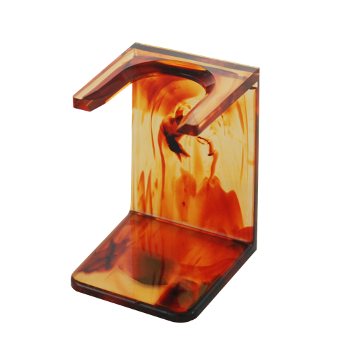 FAUX TORTOISE ACRYLIC BRUSH STAND #173