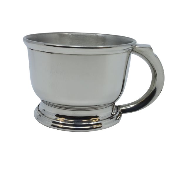 PEWTER SHAVE MUG, large  #137