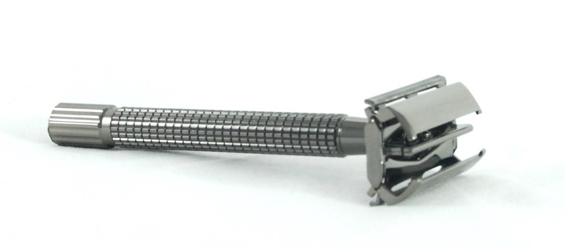 LONG HANDLED DE SAFETY RAZOR - Charcoal #932
