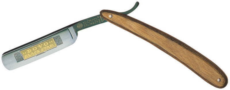DOVO WOOD HANDLE STRAIGHT RAZOR  #43