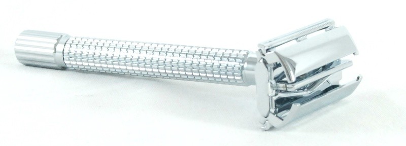 LONG HANDLED DE SAFETY RAZOR - Chrome #933