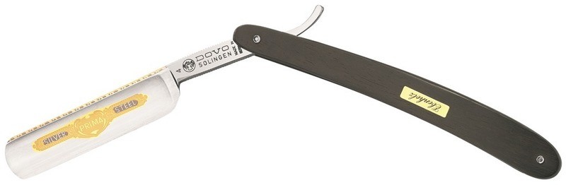 DOVO PRIMA SILVER STEEL STRAIGHT RAZOR #4580