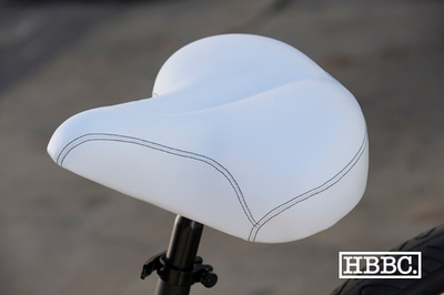 white beach cruiser seat