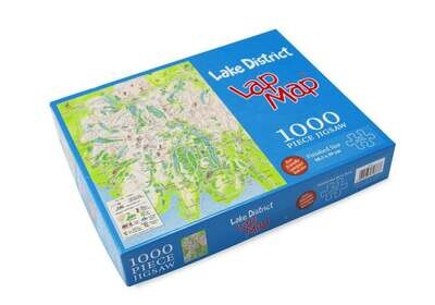 Lake District lap map jigsaw