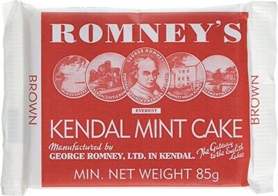 Romney's Kendal Mint Cake 85g (brown sugar)