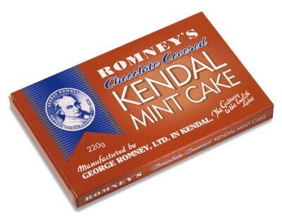 Romney's Kendal Mint Cake 220g (chocolate covered
