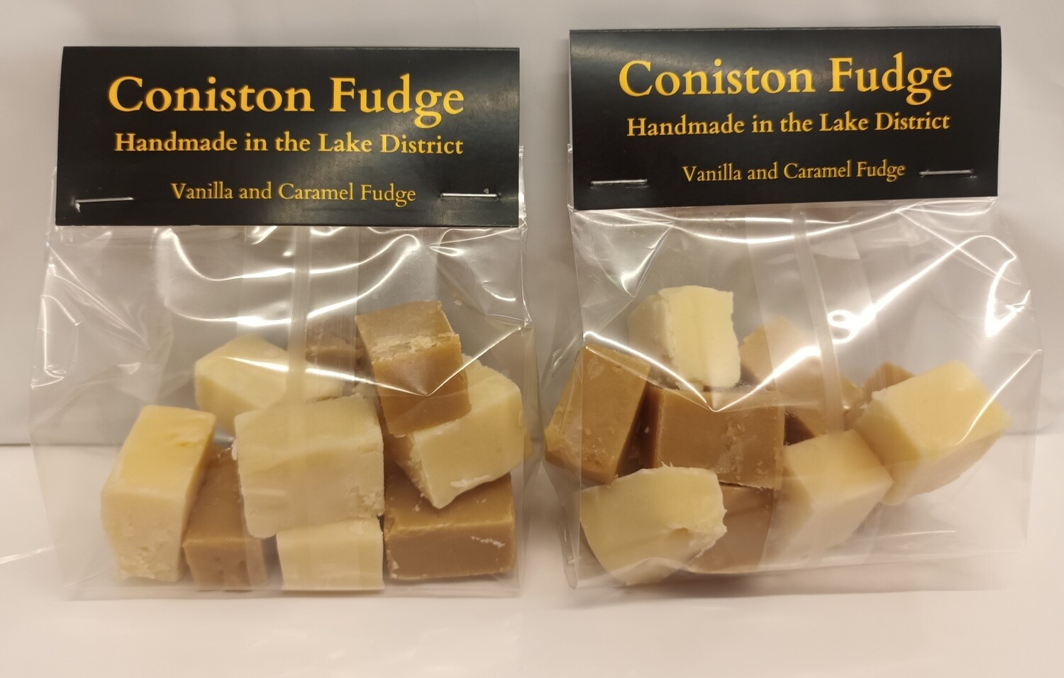 Coniston Fudge  Caramel and Vanilla "grab bags"