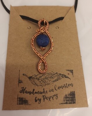 Copper wire pendant