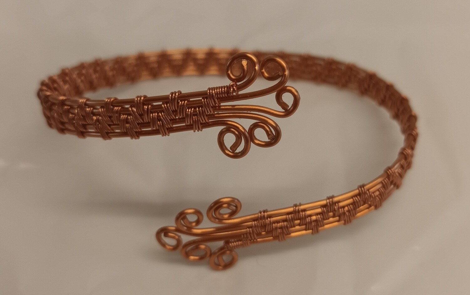 Copper wire bracelet