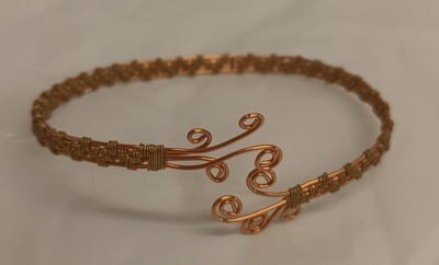 Copper wire bracelet