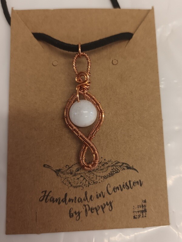 Copper wire pendant
