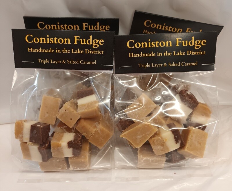 Coniston Fudge Salted Caramel & Triple Layer  "Grab bags "