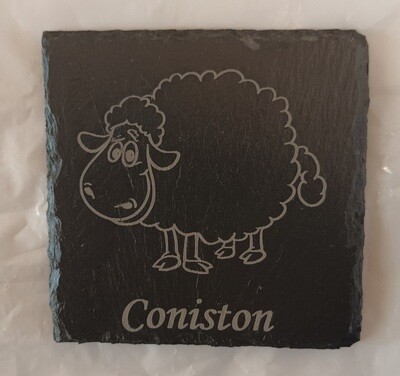 Slate Coaster, Coniston Sheep