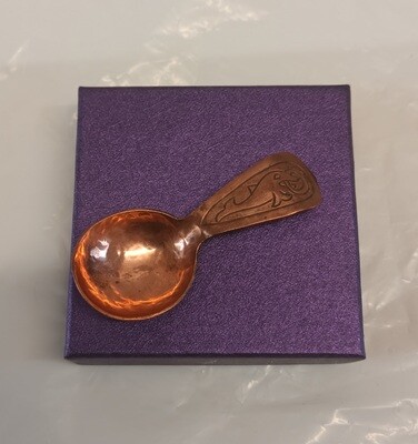 Copper tea caddy spoon