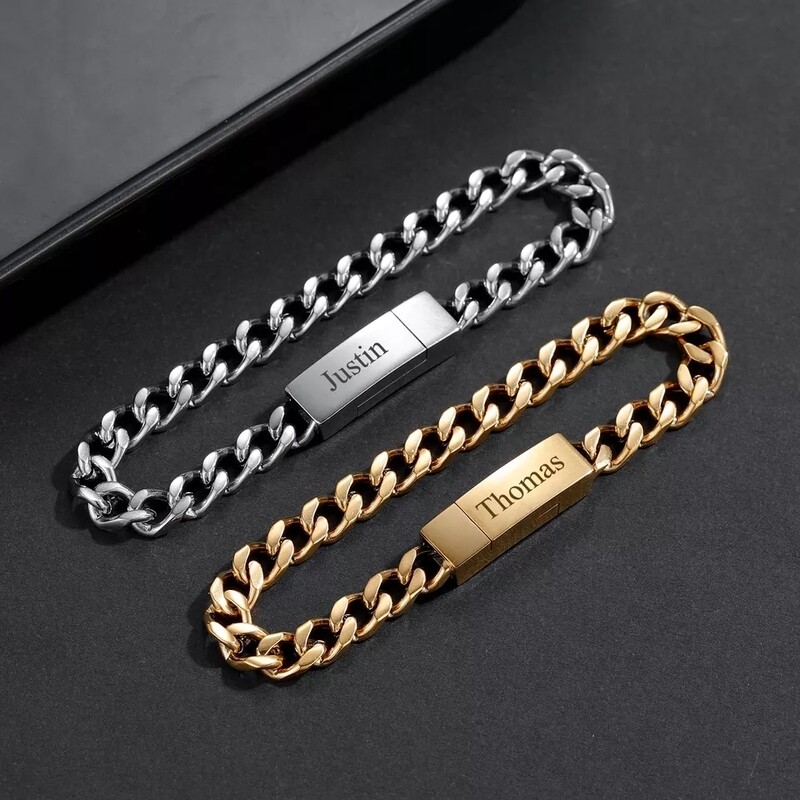 Men Personalized Bracelet