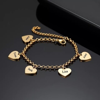 Charm Bracelet (Stainless steel)