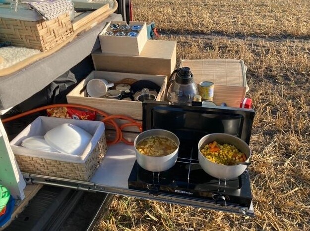 Fixcamper Heckauszug für Heckküche